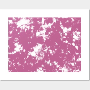 Peony pink Storm - Tie Dye Shibori Texture Posters and Art